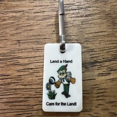 Woodsy The Owl Zipper Pull 1990s 16 USC 580 P-4