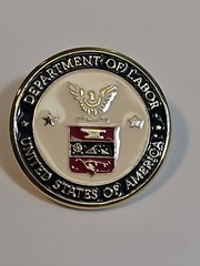 Department of Labor Lapel Pin United States of America