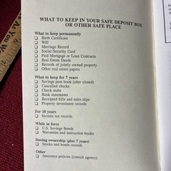Political Ad Jeffrey Picolla Pennsylvania Personal Estate Inventory Booklet