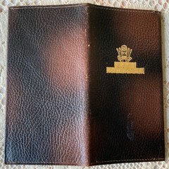 Vtg CAPITAL CITY TITLE CO SACRAMENTO Advertising Notepad/Leather Folder/Embossed