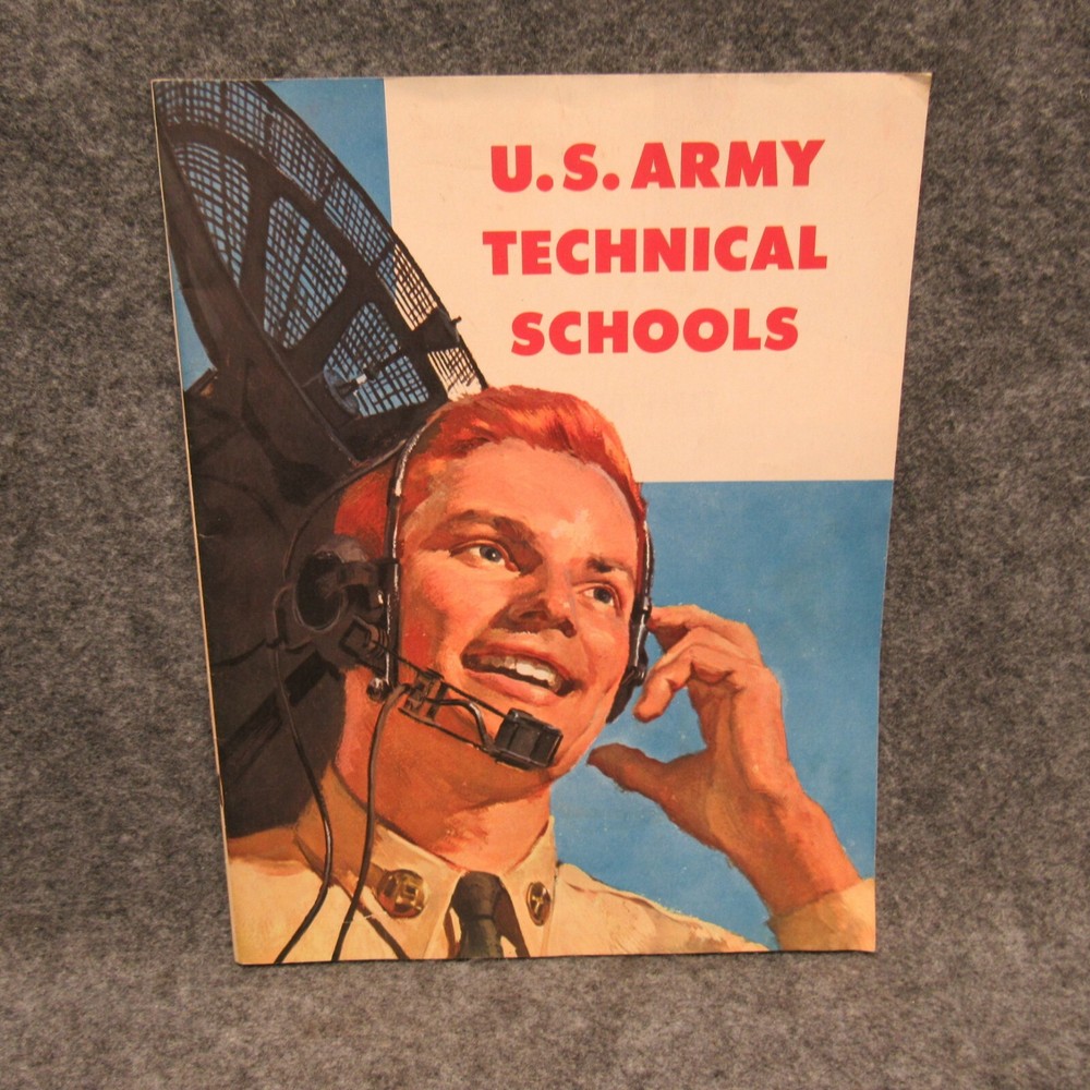 1950s U.S. Army Technical Schools Recruiting Booklet Magazine VINTAGE