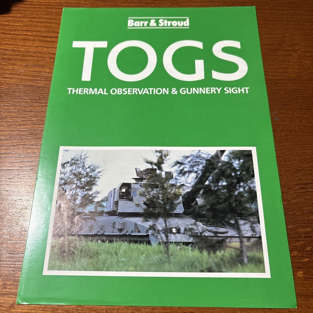 VTG Barr & Stroud TOGS Military Brochure Thermal Observation & Gunnery Sight