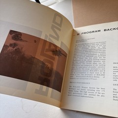 Vintage 1970s Roland Weapons System / Boeing Hughes Missile Military Brochure