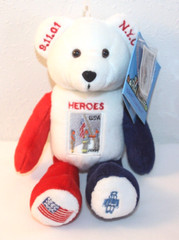 Group of 5 United States Post Office Plush Stamp Bears