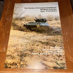 VTG MOWAG Family of PIRANHA Armoured Amphibious Vehicles Brochure General Motors