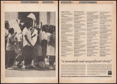 THE AMERICAN REVOLUTION OF ’63 – Original 1963 NBC News Civil Rights AD / poster