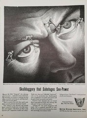 Lot of 2 Vintage 1943 Better Vision Institute Print Ad Ephemera Art Decor