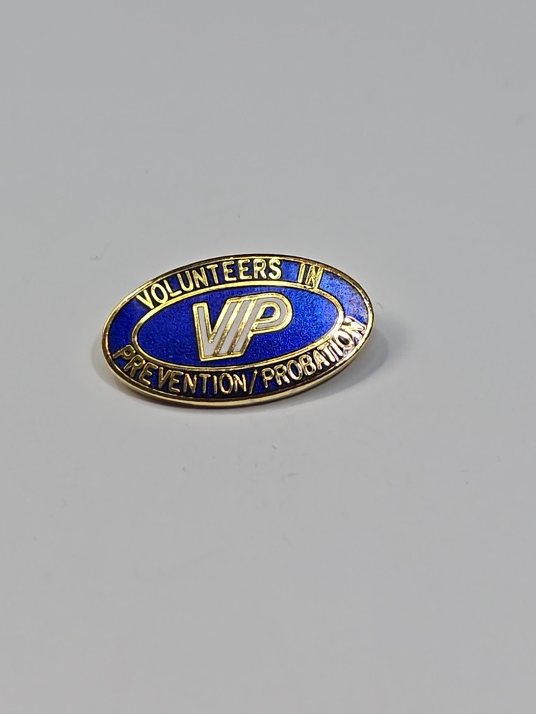 VIP Volunteers in Prevention/Probation Lapel Pin US Justice Department