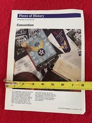 Vintage 1997 USAF Print Ad AFA Convention Program Photos Magazine Article Pg